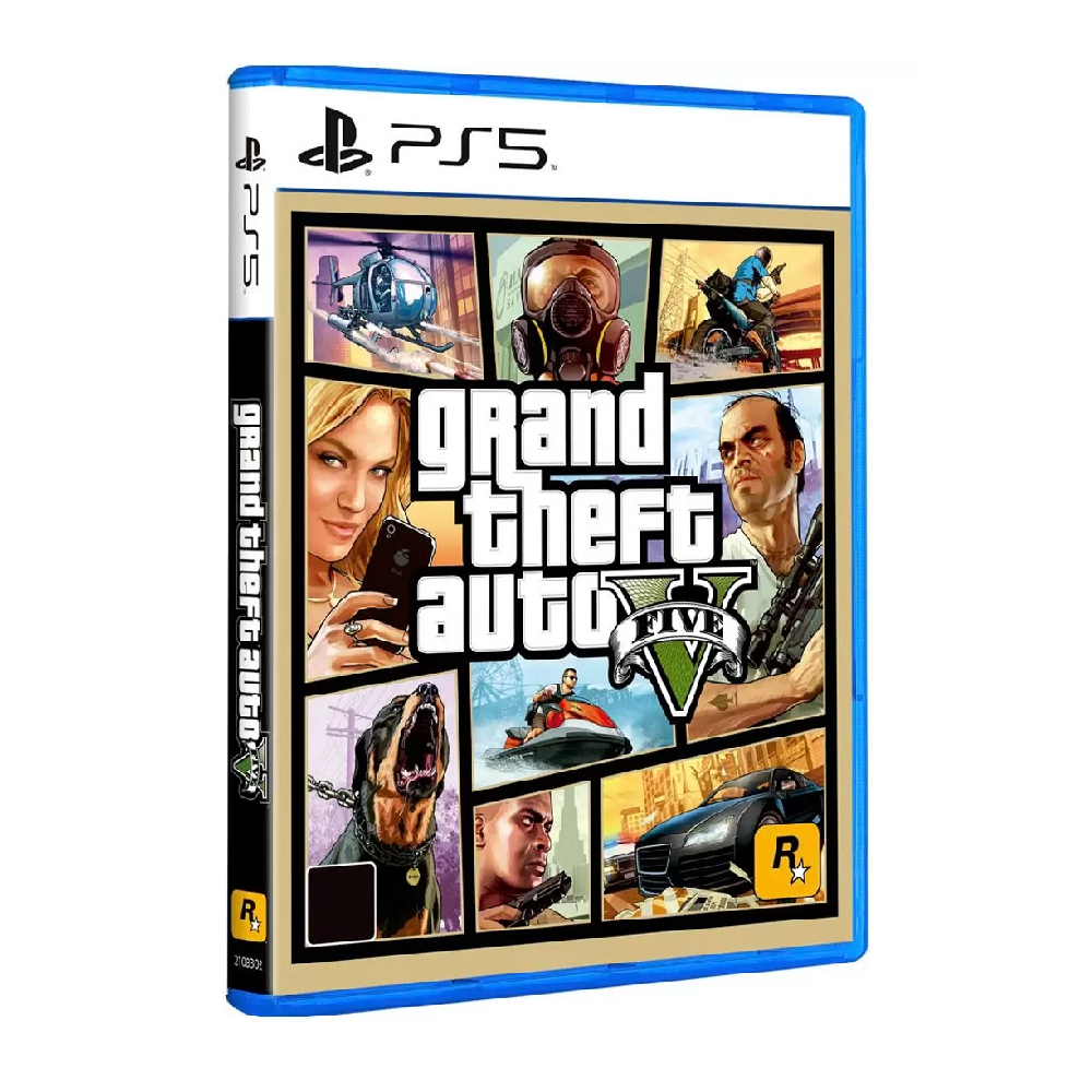 thumbnail image 2 of Grand Theft Auto V GTA 5 For PlayStation 5 – Rockstar Games, Mature, Brand New Sealed 2 of 5